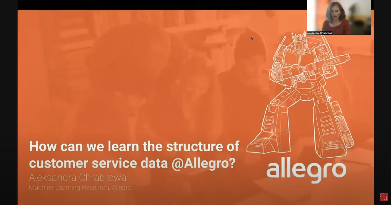 The structure of customer service data @Allegro